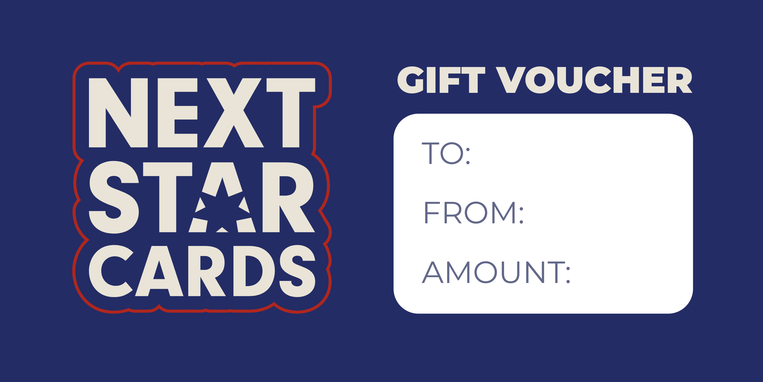 Next Star Cards Gift Voucher